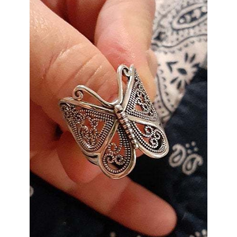 Women's Rings Fashion Outdoor Butterfly Ring4
