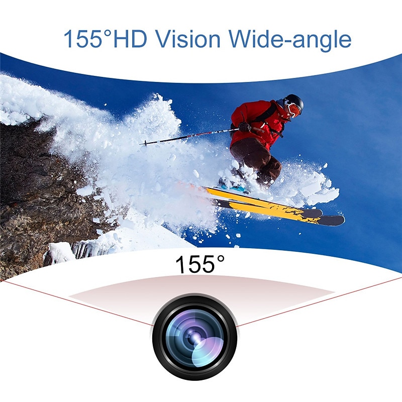 1080P HD Portable Mini Infrared Waterproof Action Camera Camcorder for Home Security Outdoor Sports Recording3