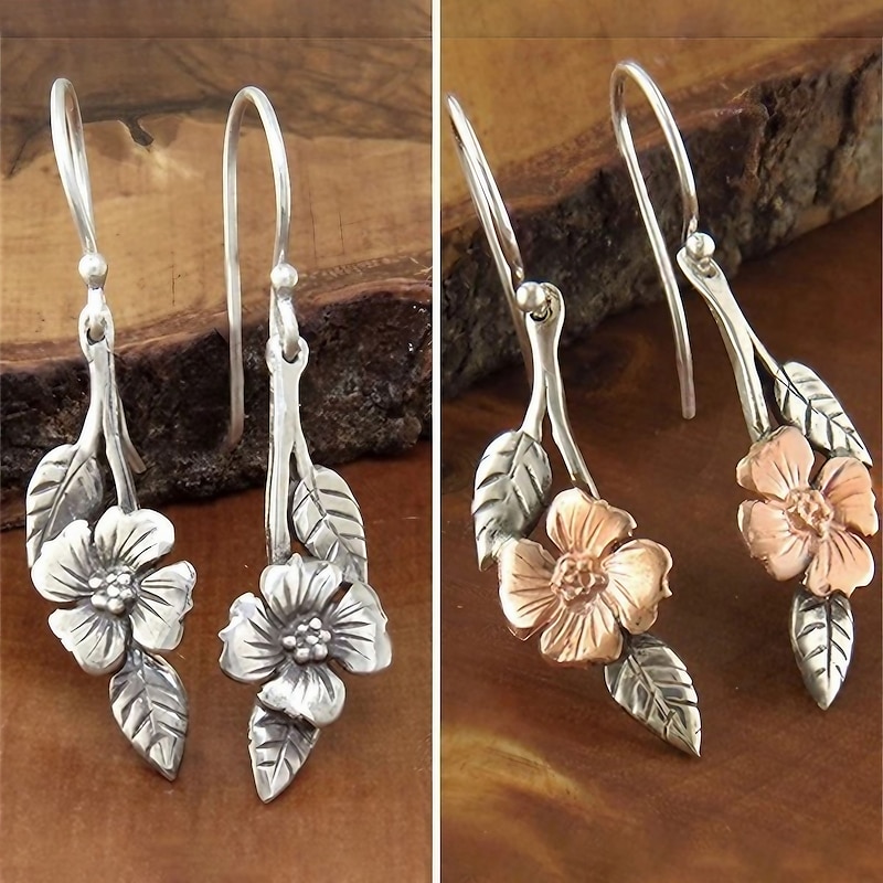 Women's Earrings Fashion Outdoor Leaf Earring 2025 - $7.49