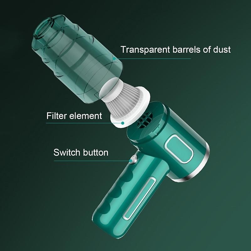 Car Vacuum Cleaner Wireless Portable Large Suction Household Handheld Dust Collector Small Mini Dust Blower3