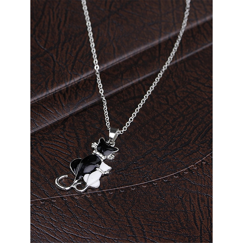 Women's necklace Fashion Outdoor Cat Necklaces4