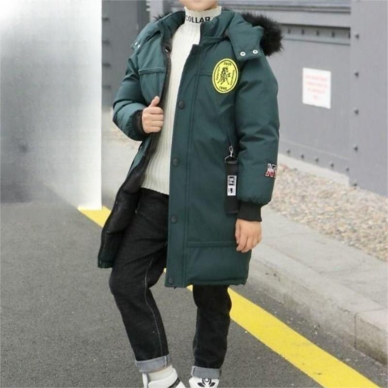 Kids Boys Fleece Jacket Hoodie Jacket Outerwear Solid Color Long Sleeve Zipper Coat Casual Adorable Daily Black Green Spring Fall 7-13 Years2