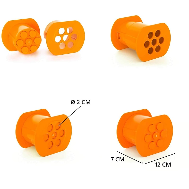 Manual Sausage Maker, One Press Cevapcici Sausage Meat Stuffer Filler, for Hand Operated Meat Grinder Food Grinder2