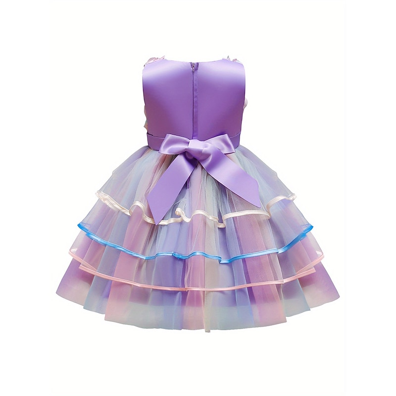 Unicorn Dress Cosplay Wigs Bag Dance Tight Tutus Movie Cosplay for Girls' Toddler Kid's Carnival New Year Masquerade Wedding Wedding Guest3