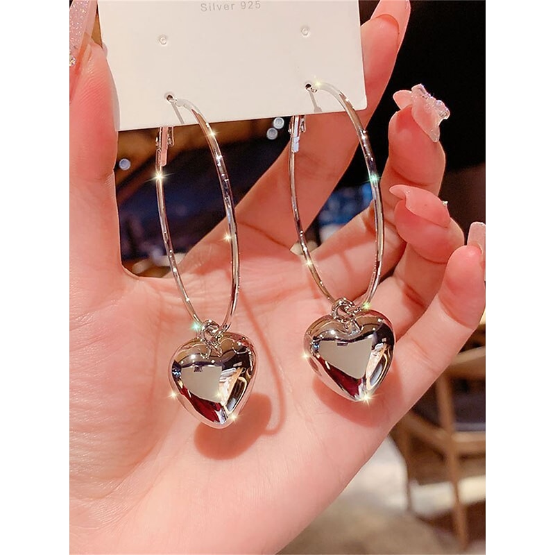 Women's Earrings Fashion Outdoor Heart Earring4