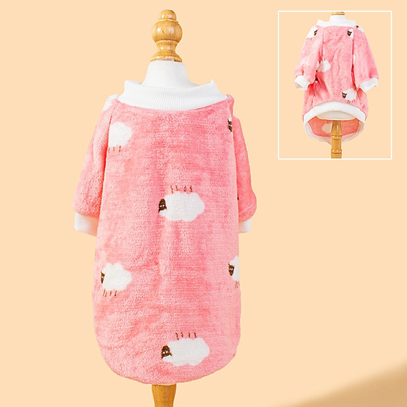 Dog Cat Sweatshirt Fashion Casual Winter Waterproof Warm Breathable Soft Washable Casual Daily Dog Clothing for Bichon Frise Pomeranian Baby Pet Papillon Small3