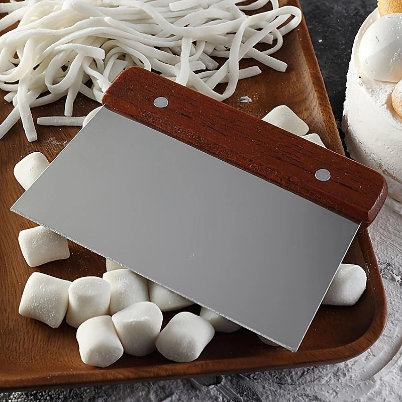 1pc Stainless Steel Flour Cutters, Dough Cutters & Spatulas, Kitchen Baking & Cooking Supplies 2025 - $8.99