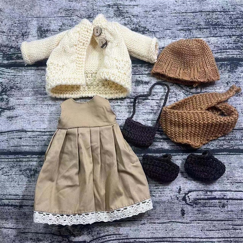 Waldorf Doll Change Clothes Material Bag Personality Set Waldorf Handmade Muppet Doll for Christmas Gifts2