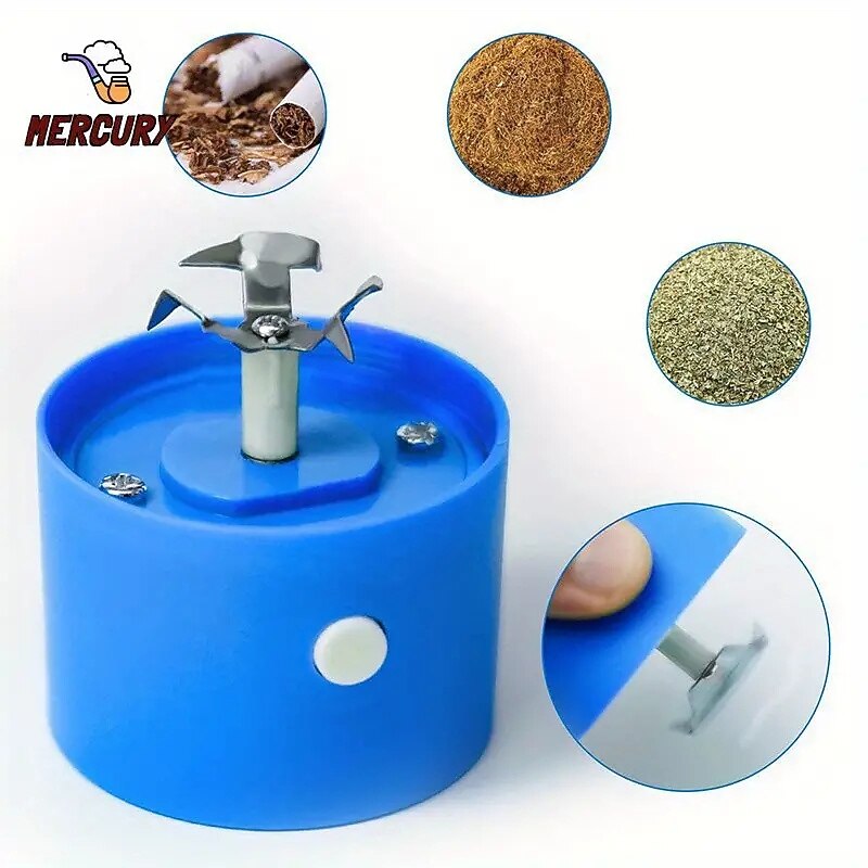 1pc USB Rechargeable Electric Tobacco Grinder - Portable Waterproof & Efficient - Grinds Dried Herbs & Spices!2