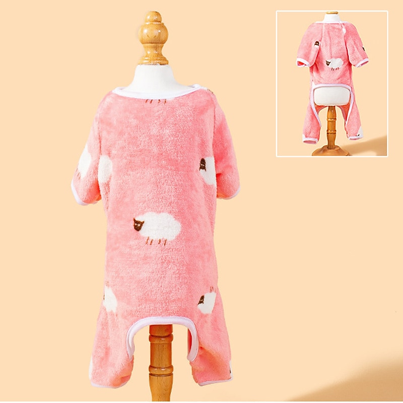 Dog Cat Pajamas Fashion Casual Winter Waterproof Breathable Soft Washable Comfortable Casual Daily Dog Clothing for Bichon Frise Pomeranian Baby Pet Papillon Small2
