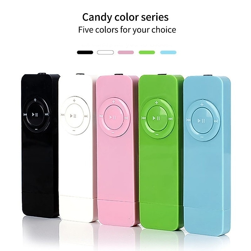 Digital MP3 Player Portable USB Rechargable Media Sound MP3 Music Player with Lanyard for Student Valentine's Day Gifts3