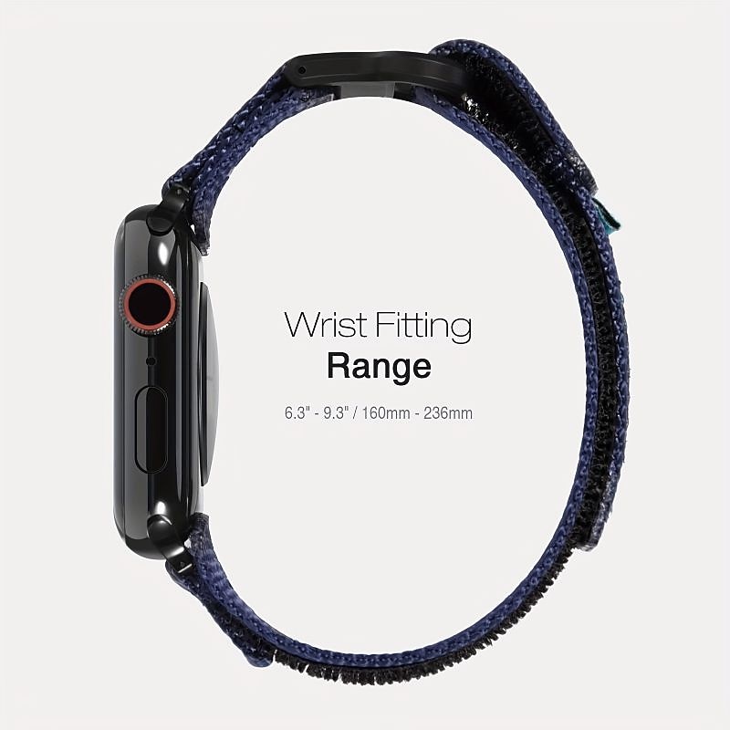 Sport Band Compatible with Apple Watch band 38mm 40mm 41mm 42mm 44mm 45mm 49mm Adjustable Breathable Nylon Strap Replacement Wristband for iwatch Ultra 2 Series 9 8 7 SE 6 5 4 3 2 14