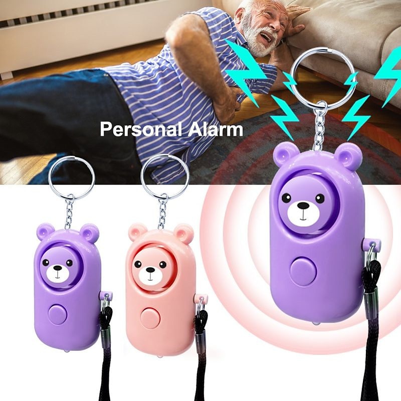 Personal Safety Alarm, 130dB High-frequency Alarm With LED Light For Women Elderly, Suitable For Outdoor Survival And Emergency