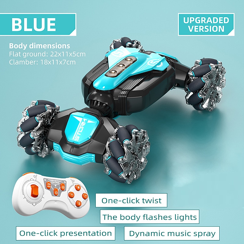 Gesture Induction Twist Car 2.4g Remote Control Off-Road Vehicle Light Drift Stunt Car Boy Toy Car3