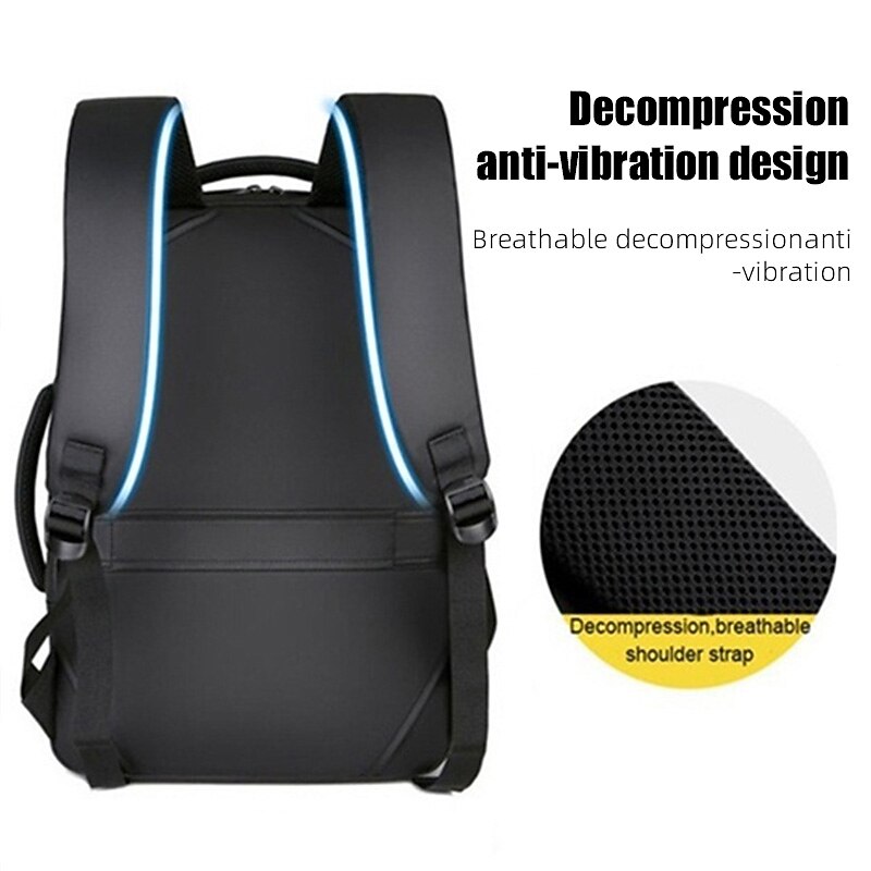 Laptop Backpack Men's Backpack Business Notebook Waterproof Back Pack USB Charging Bag Travel Bagpack Anti Theft Backpack3