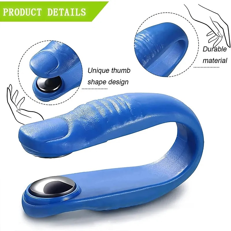 Magnetic Finger Joint Tiger Point Massage Clip Hand Meridian Massager Acupressure Clip For Thumbs Headache Blood Circulation3