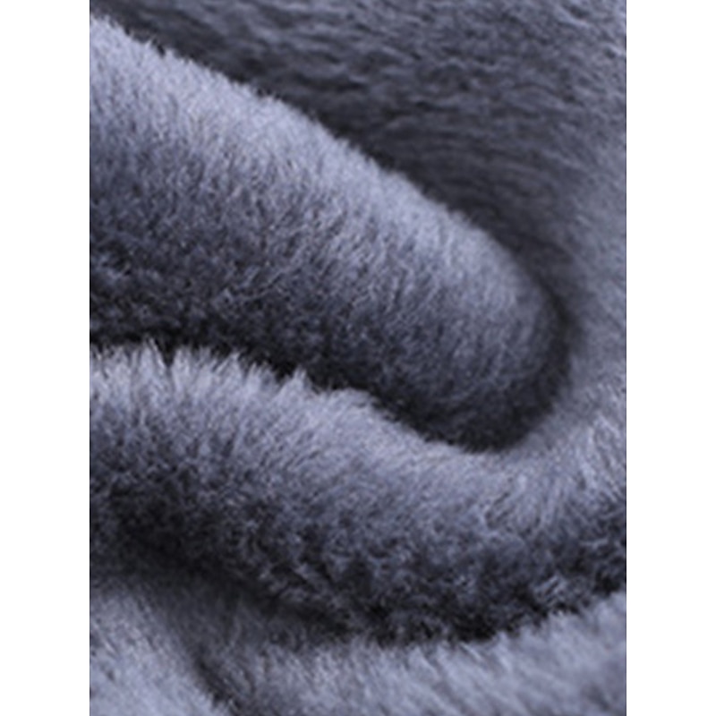 Women's Skort Cozy Fleece Lined Cozy Leggings Fashion Streetwear Full Length High Waist Plain Ruffle 2 in 1 High Cut Comfort Breathability Soft Micro-elastic Vacation Street Daily Ash Black Fall3