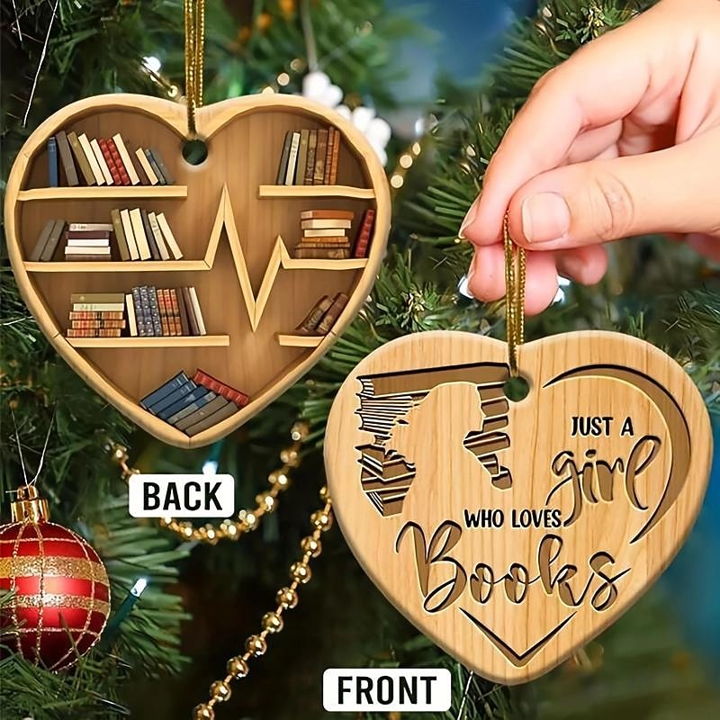 Bookshelf Ornaments For Book Lovers, Creative Small Gift, Holiday Accessory, Birthday Party Supplies, Birthday Gift, Art Craft Ornament Gift, Home Decor, Party Decorations Supplies, Wedding Decor