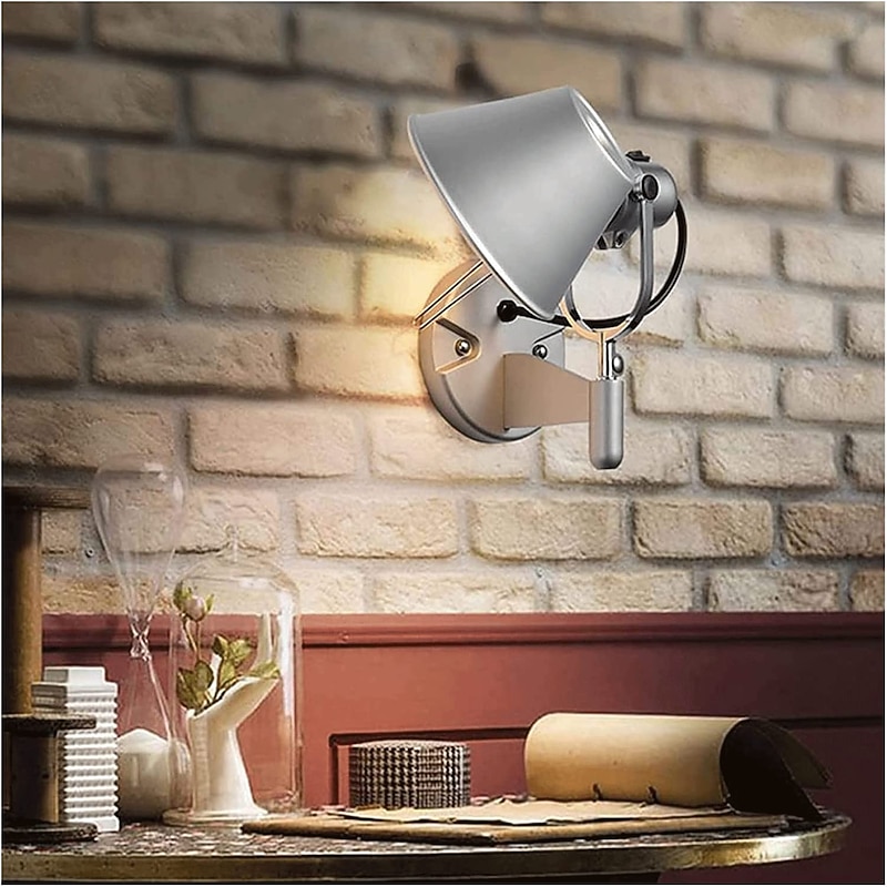 Swing Arm Swing Wall Light Industrial Reading Light for Bedroom Bedside Wall Mounted Wall Lights for Bedroom Living Room Study Room E27 110-240V2