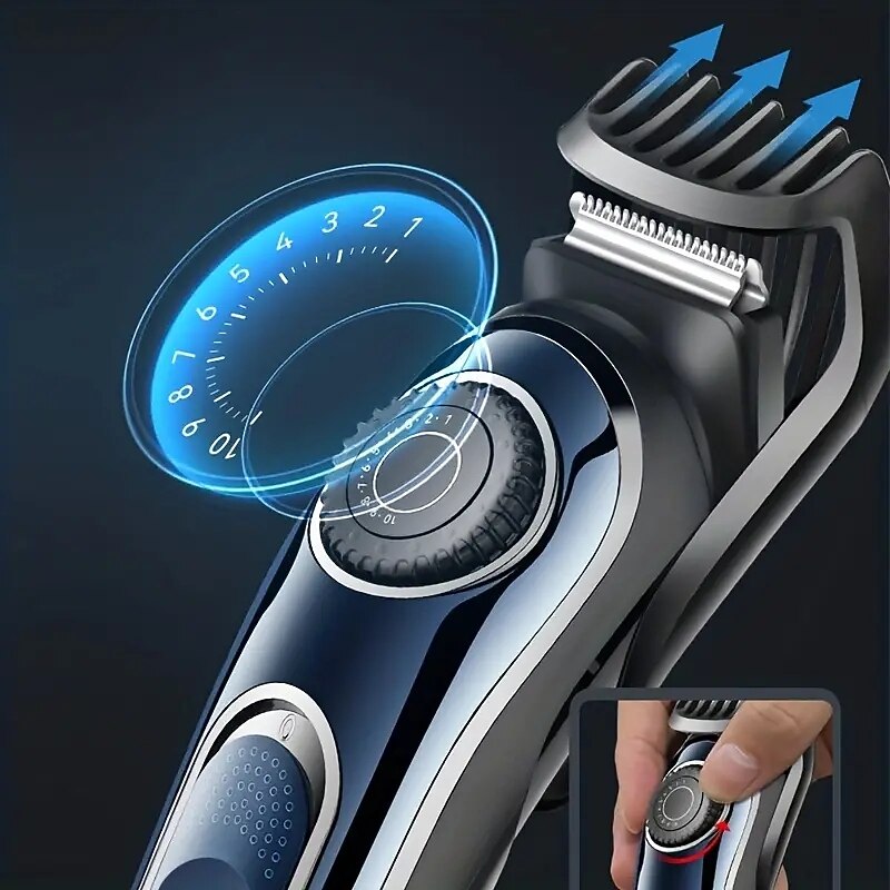Professional Hair Clippers Hair Trimmer Kit For Men Cordless Barber Fade Clipper Hair Cutting Kit Beard T Outliner Trimmers Haircut Grooming Kit3