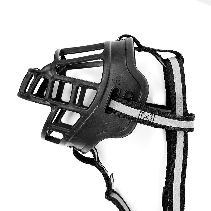 Dog Mouth Cover New Plastic Adjustable Large Dog Mouth Cover Anti bite Anti bark Protection Pet Mask3