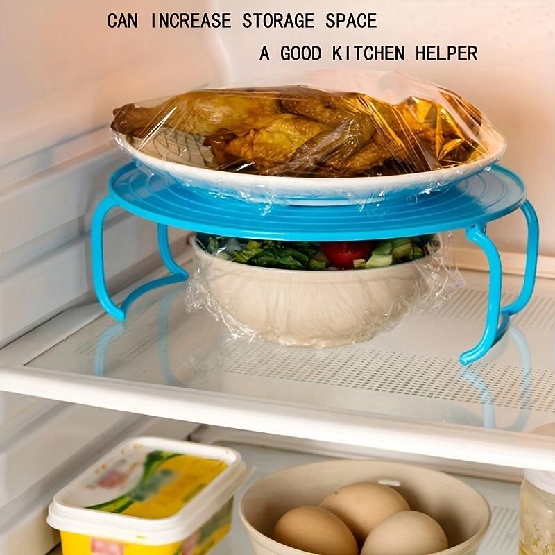 Microwave Oven Rack, Refrigerator Food Rack, Food Rack, Microwave Oven Tray, Food Tray, Refrigerator Food Tray, Multi-functional Kitchen Shelf, Dish Tray2