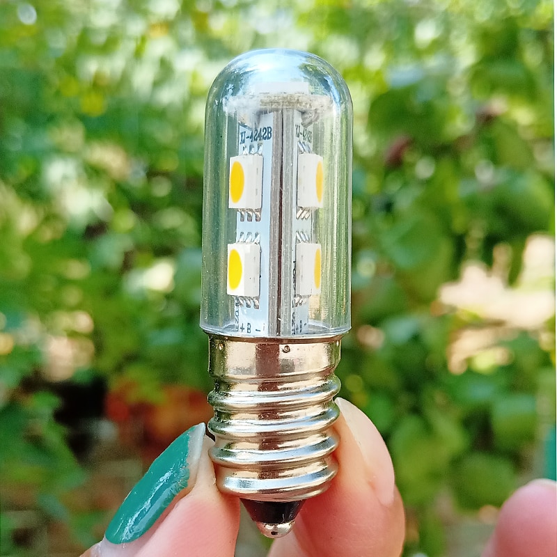 LED Globe Bulbs 60 lm E14 T 7LED Beads SMD 5050 Warm White White 180-240 V2