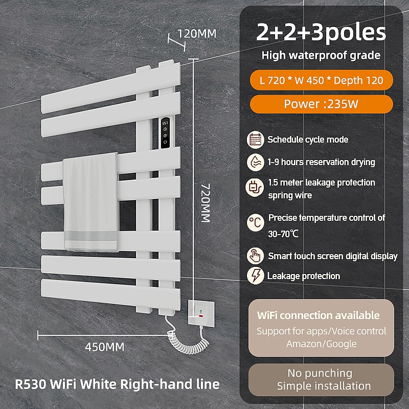Hangers Safety Boutique / Contemporary Aluminum Bath Organization2