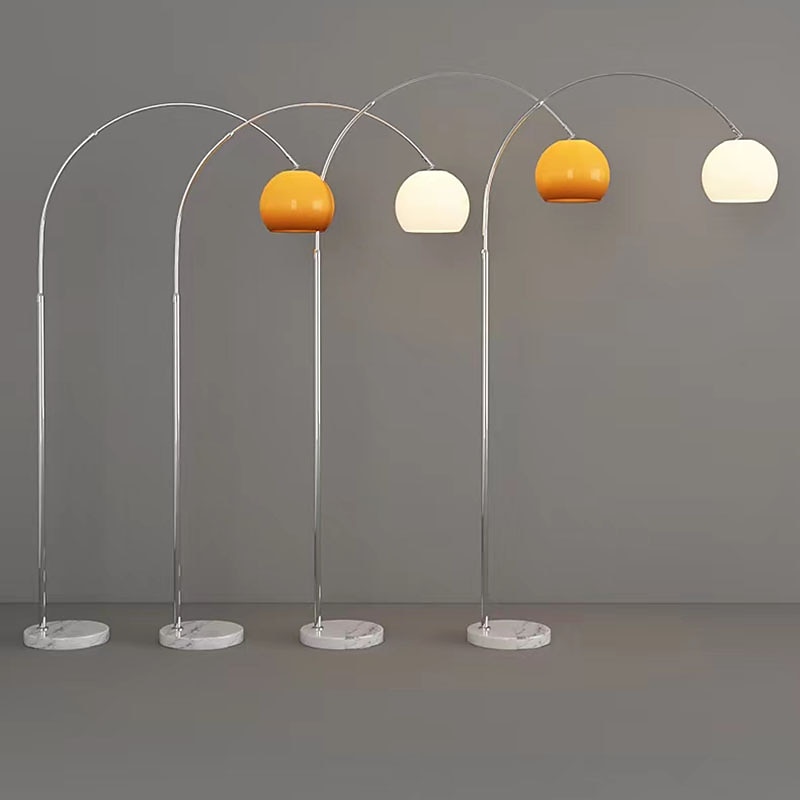 Arc Lamp - Height Adjustable 180 cm 60 W Orange/White Arc Lamp, Floor Lamp, Floor Lamp, Arc Floor Lamp 110-240V4