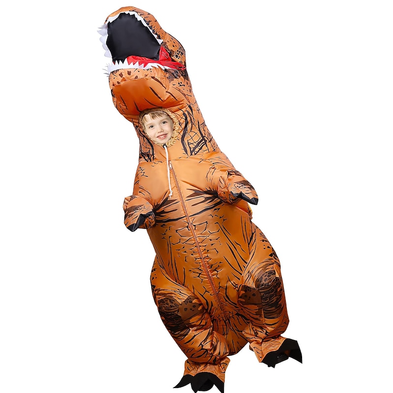 Dinosaur Halloween Party Costume Inflatable Costume Carnival Costume Funny Costume Kid's Adults' Men's Women's Boys' Halloween Masquerade Performance Party Halloween Easy Halloween Costumes Dress Up2
