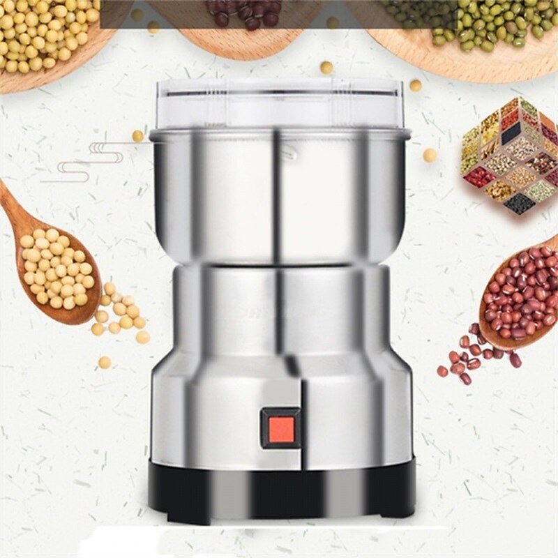 Electric Coffee Grinder Multifunction Stainless Steel Blade Cafe Spice Mill Blender Nut Bean Seeds Grinding Smash Machine3