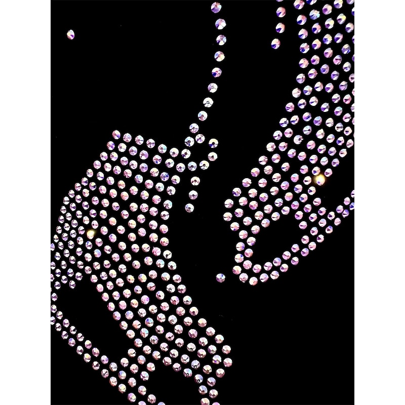 Figure Skating Fleece Jacket Women's Girls' Ice Skating Jacket Top Black Stretchy Training Competition Skating Wear Thermal Warm Crystal / Rhinestone Long Sleeve Ice Skating Figure Skating3