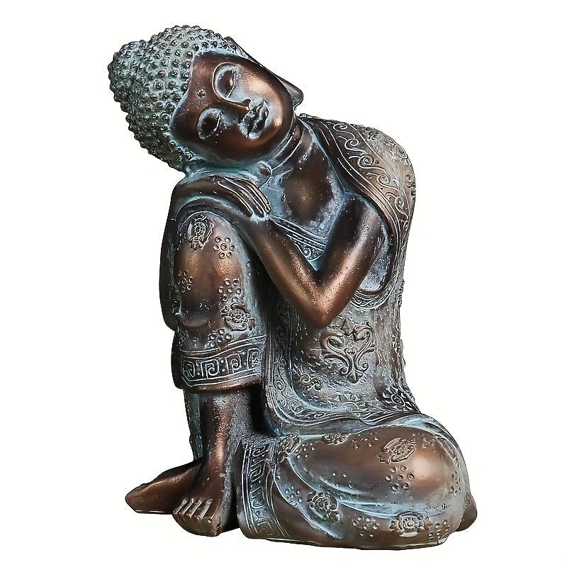 Sleeping Buddha Statue - Resin Sculpture for Home Decor and Religious Practice4