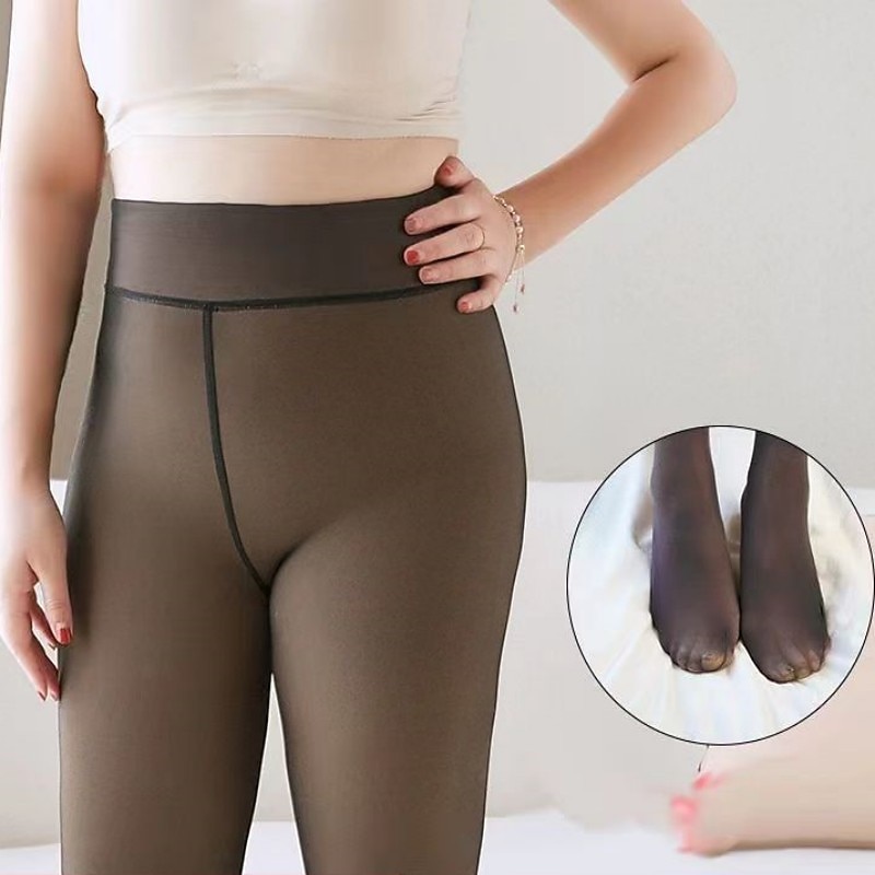 Women's Panty Hose Party Gift Daily Solid Color Acrylic Fibers Casual Warm Elastic Leg Shaping 1 Pair3