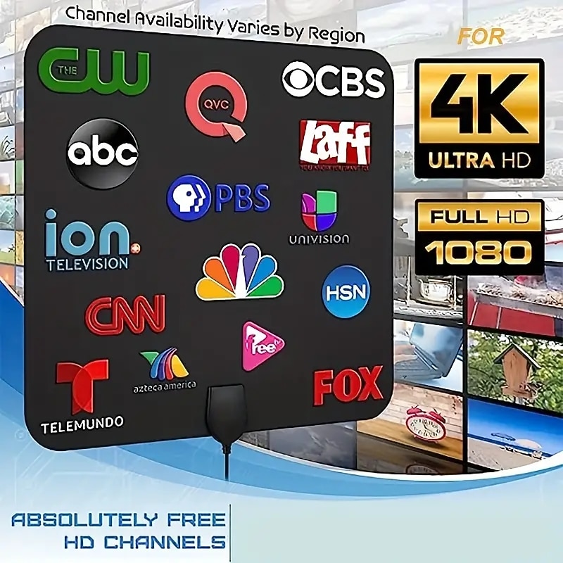 DVB-T2 4K 1080P Indoor TV Antenna HDTV Antenna Digital Home Indoor TV Antenna