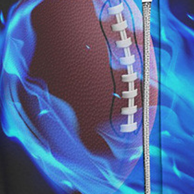 Boys 3D Graphic Fire Hoodie Coat Outerwear Long Sleeve 3D Print Fall Winter Fashion Streetwear Cool Polyester Kids 3-12 Years Outdoor Casual Daily Regular Fit3