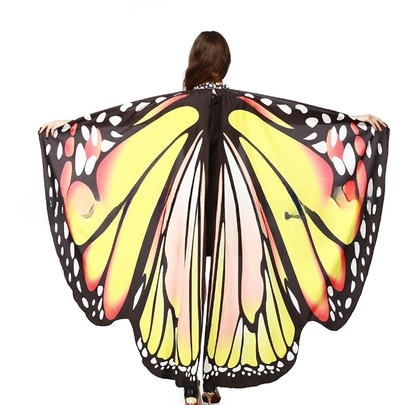 Fairytale Butterfly Halloween Wings Mask Carnival Costume Funny Costume Adults' Women's Christmas Carnival Party Easy Halloween Costumes Dress Up3
