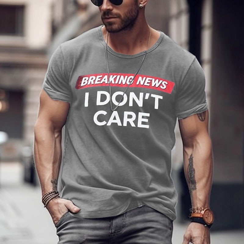 Men's Letter T Shirt Tee Top Cotton Short Sleeve Graphic Shirt Black White Army Green Comfortable Tee Sports Outdoor Holiday Fashion Designer Clothing3