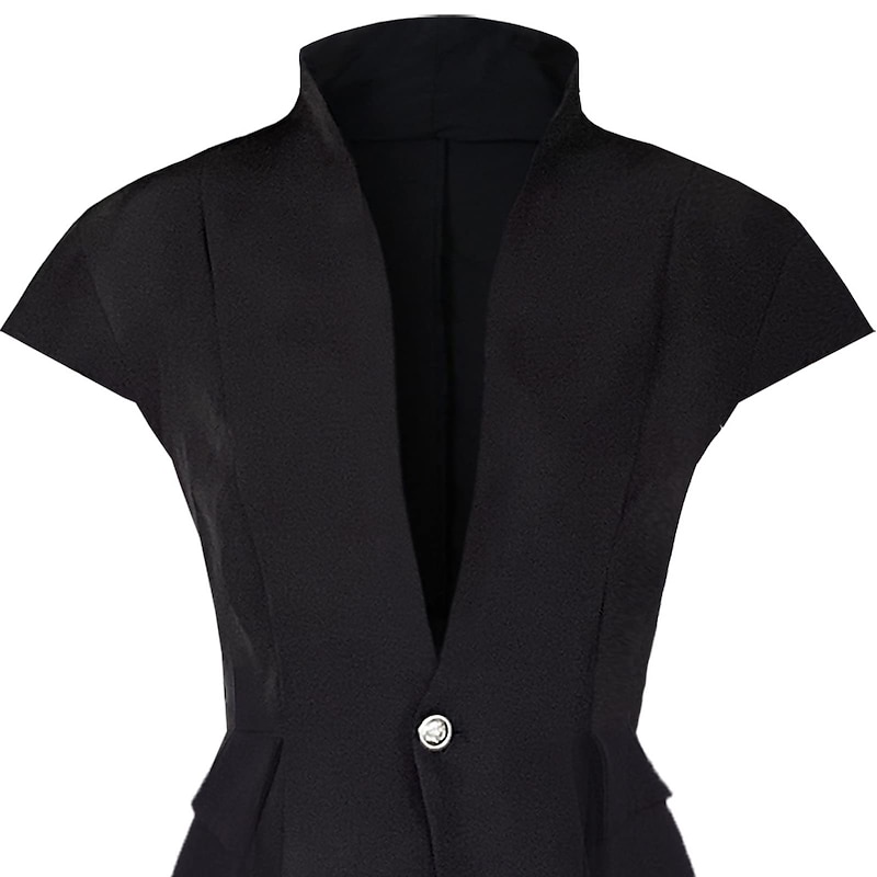 Retro Vintage Punk & Gothic Medieval Tailcoat Trench Coat Witch Cosplay Solid Colored Fancy Dress Women's Steampunk Walpurgis Night Halloween Carnival Masquerade Adults' Coat4