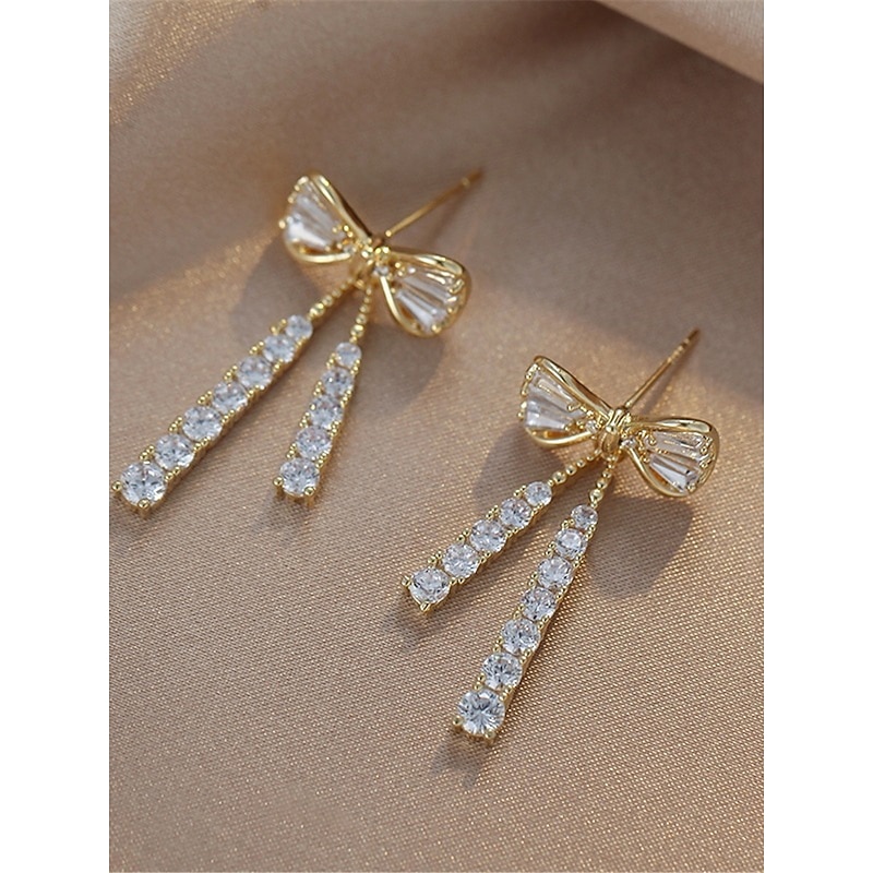Women's Earrings Fashion Outdoor Ribbon bow Earring4