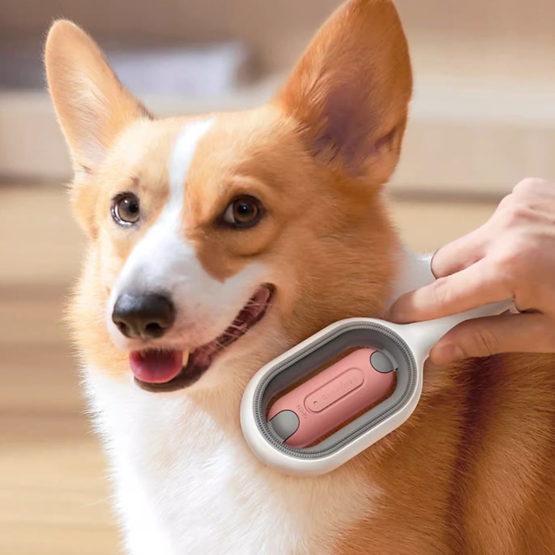 Pet Gravitational Water Tank Cat Comb Float Removal Tool Dog Hair Comb Pet Cat Hair Brush