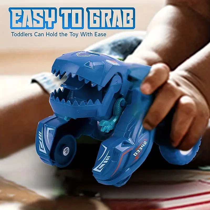 Impact Deformed Dinosaur Toy Car Inertia Car Crash Resistant and Rotatable Racing Boy Toy Car Children's Gift2