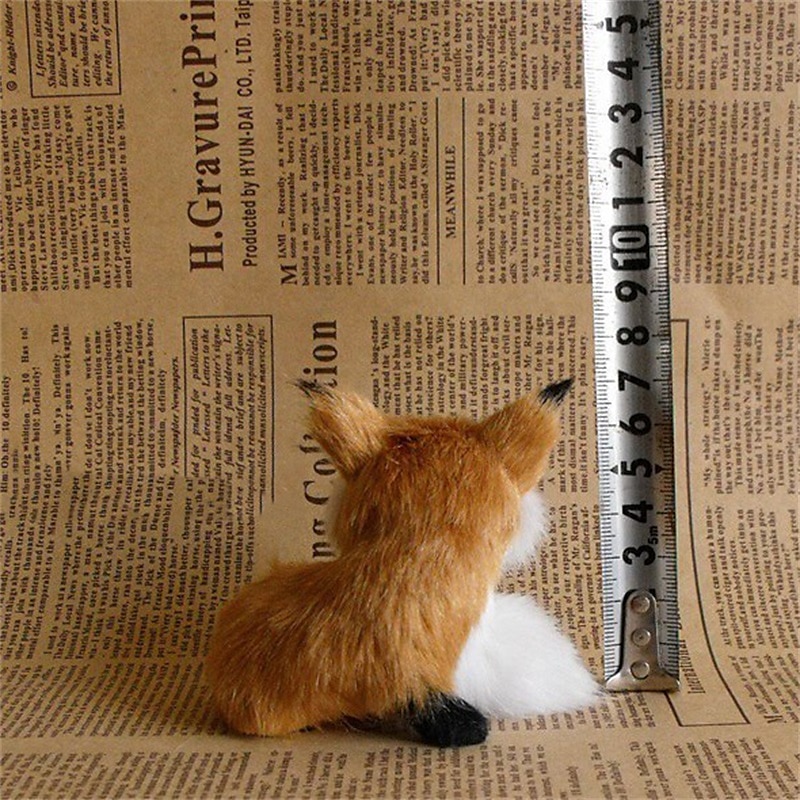 Fox Simulation Decoration Fox Yellow Fox Festival Gift Festival Tree Decoration Pendant4