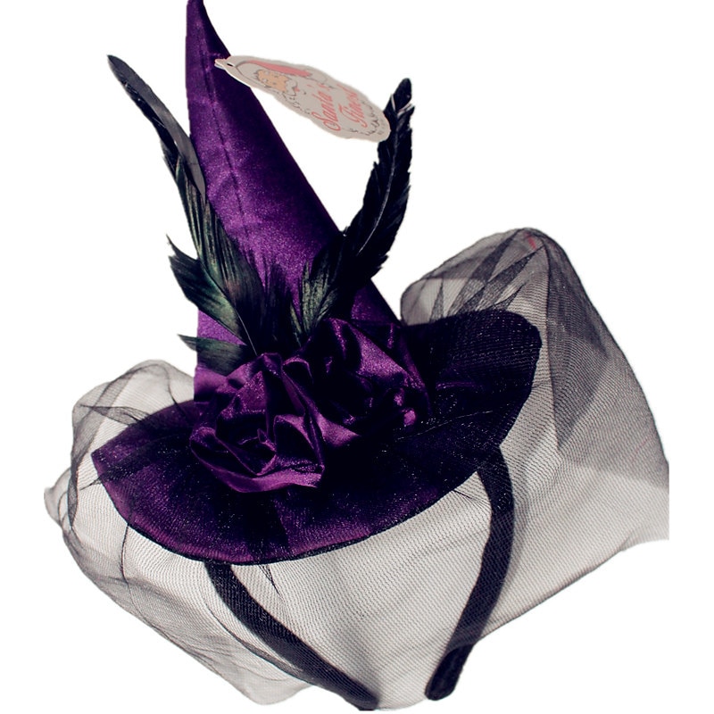 Witch Hat Adults' Women's Halloween Halloween Carnival Easy Carnival Costume for Walpurgis Night3