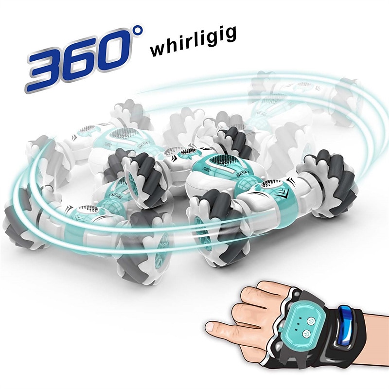 Mini Gesture Sensing Twist Car Remote Control High Speed Car Off-Road Climbing Four-Wheel Drive Stunt Deformation Drift Racing Toy