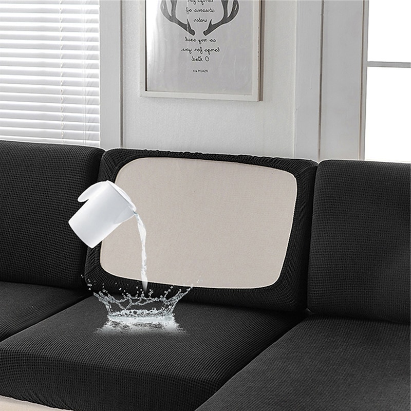 Water Resistant Couch Covers Sofa Seat Cushion Cover For Dogs Pet, Sectional Sofa Slipcover For Love Seat,Burgundy Red L Shaped,3 Seater,Arm Chair, Washable Couch Durable Protector2