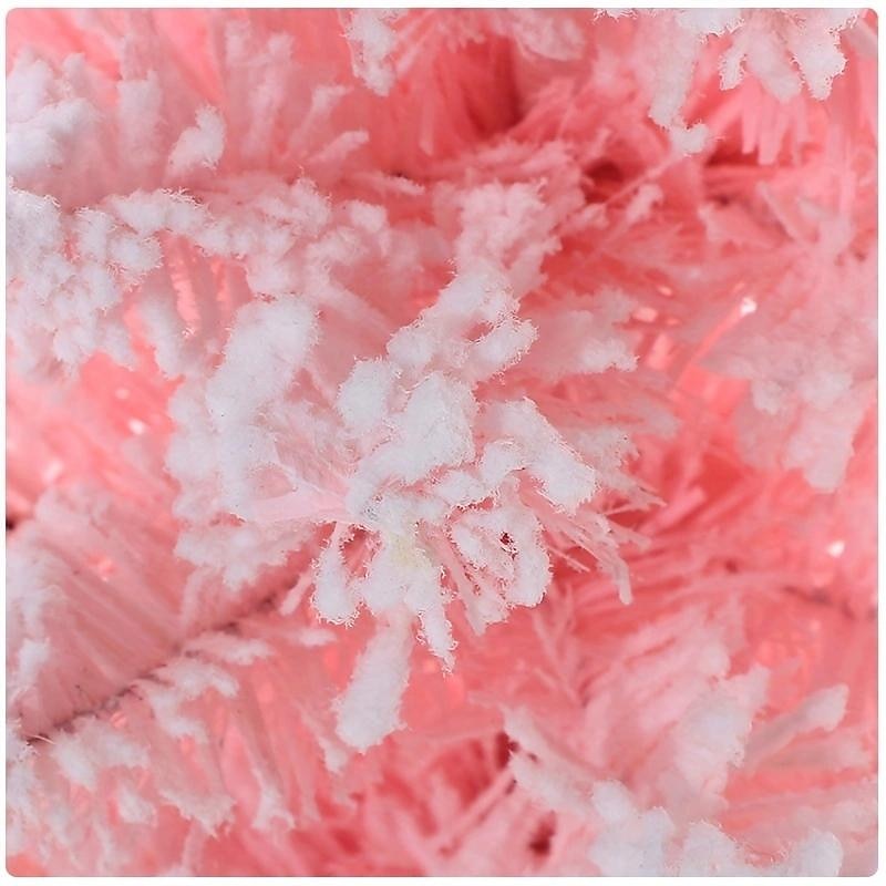 1pc Christmas Flocking Pink Small Tree Decorative Gifts 30cm45cm23.62inch Window Decoration Christmas Tree3