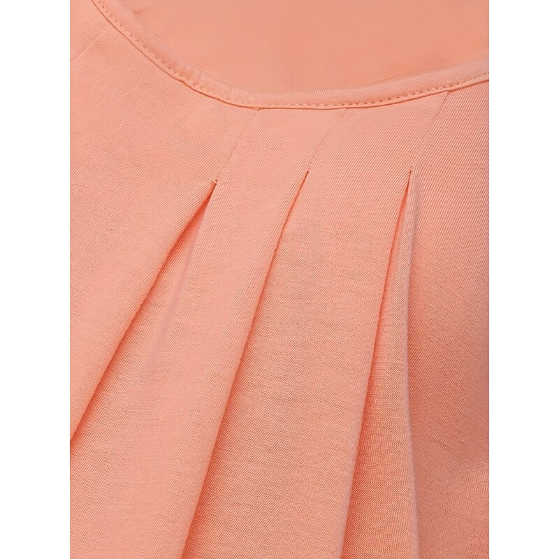 Women's Camisole Tank Top Plain Vacation Hawaiian Casual Sleeveless Round Neck Regular Tops Casual Beach Black White Light Green Pink Wine Summer Spring 13