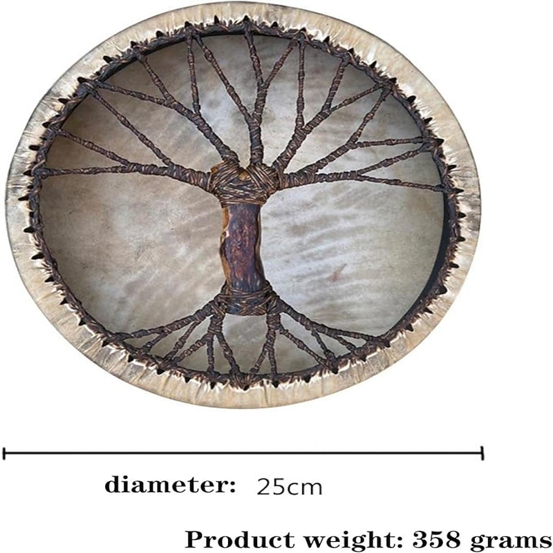 Shaman Drum Tree of Life Siberian Shaman Drum Decorative Music Lover Frame Drum Craft4