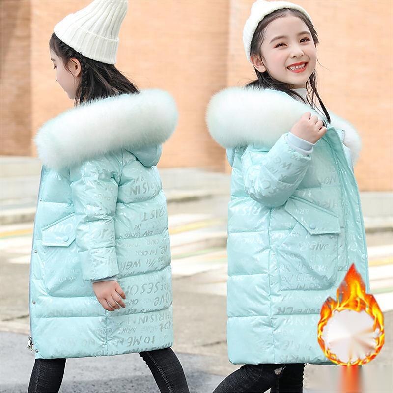 Kids Girls' Down Coat Solid Color Active Zipper School Coat Outerwear 7-13 Years Spring Pink Red Blue4